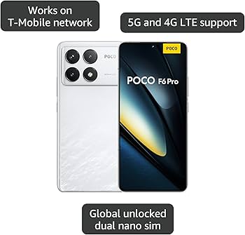 POCO F6 Pro 512GB 本体　白　グローバル Amazon.com: Xiaomi Poco F6 Pro 5G (512GB + 12GB) Global Version